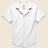 Solid Terry Shirt - White - OAS - STAG Provisions - Tops - S/S Knit