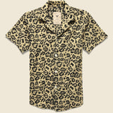 Leo Terry Shirt - Tan/Black - OAS - STAG Provisions - Tops - S/S Knit