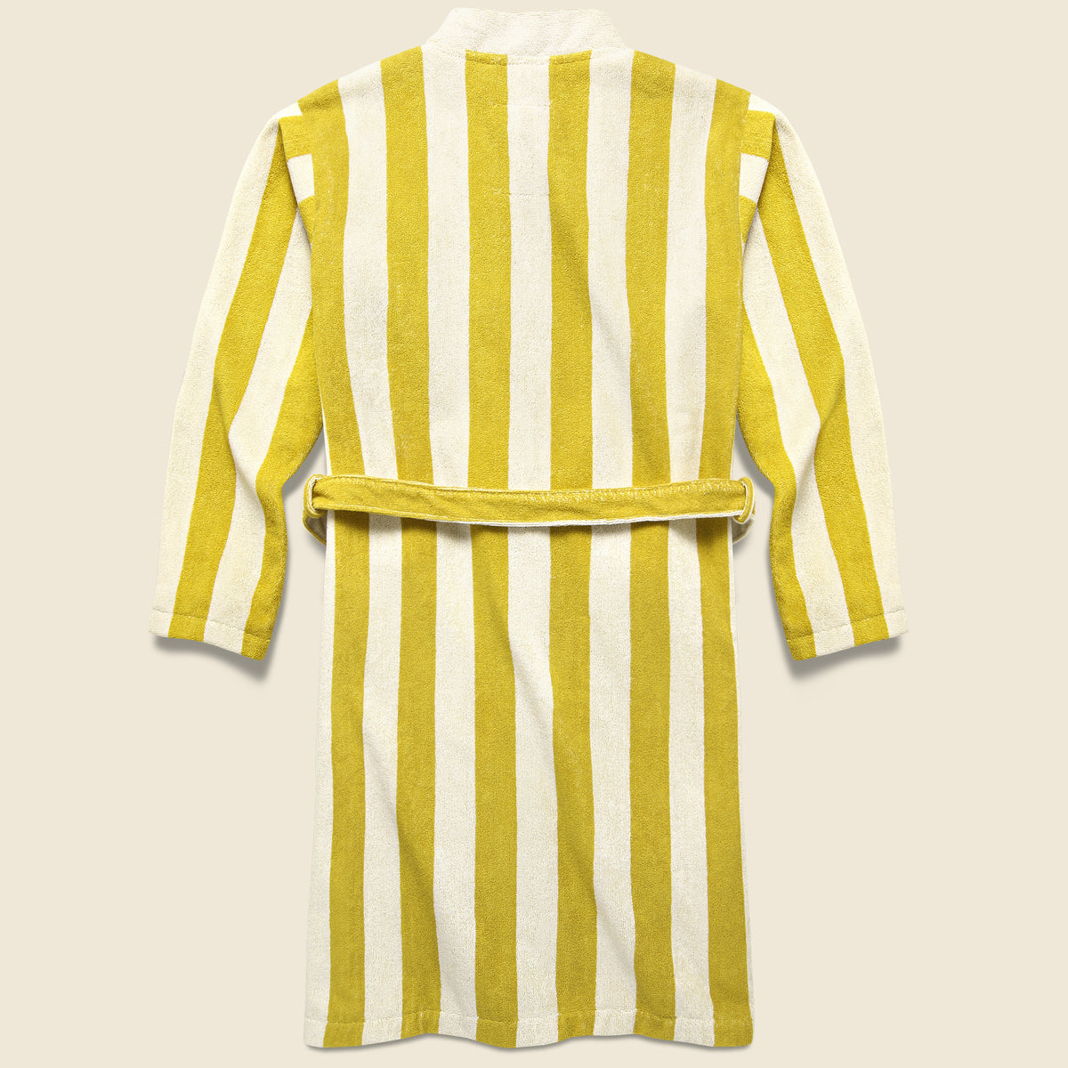 Mustard Terry Robe - Yellow/Cream Stripe – STAG Provisions