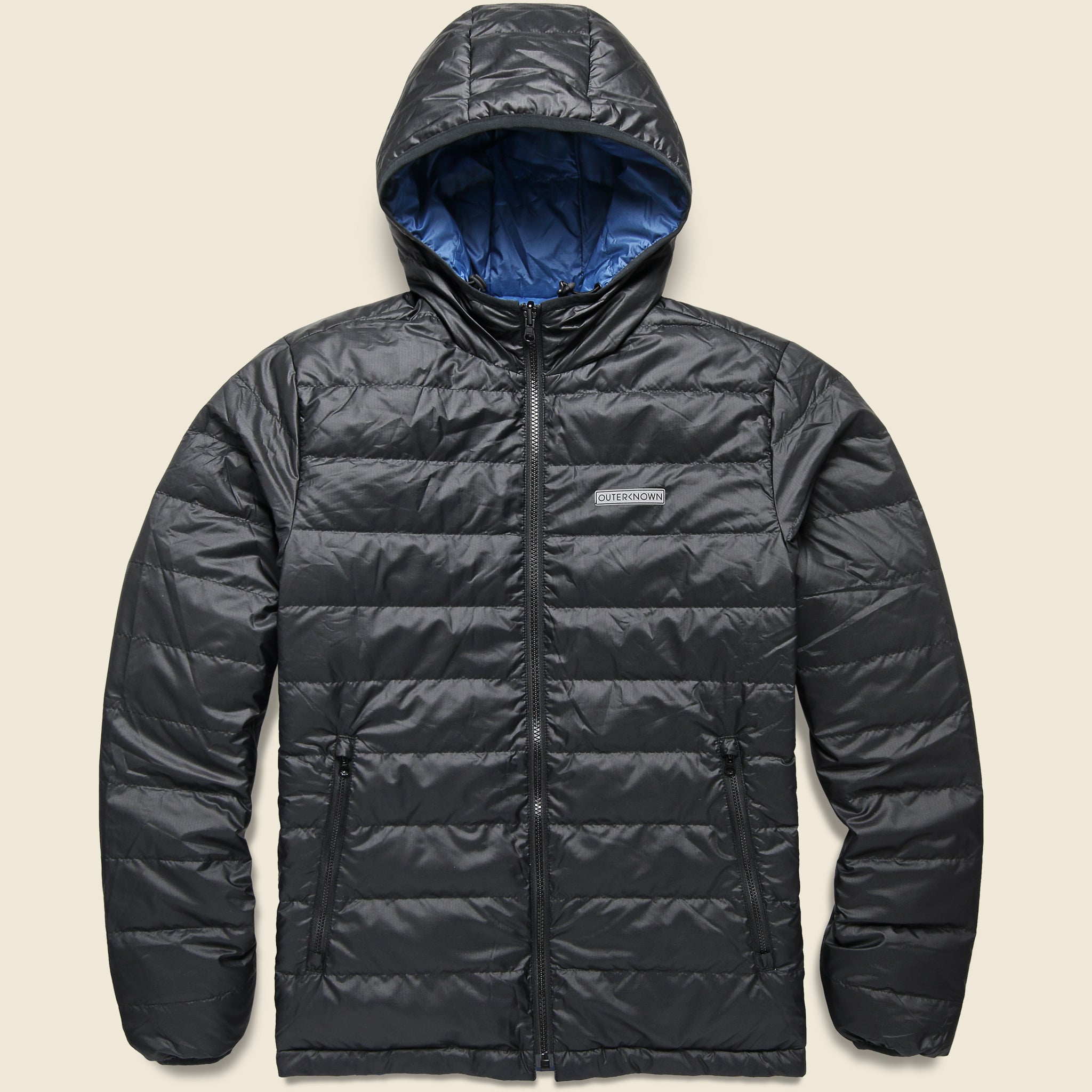 Hooded Puffer - Pitch Black - Outerknown - STAG Provisions - Outerwear - Coat / Jacket