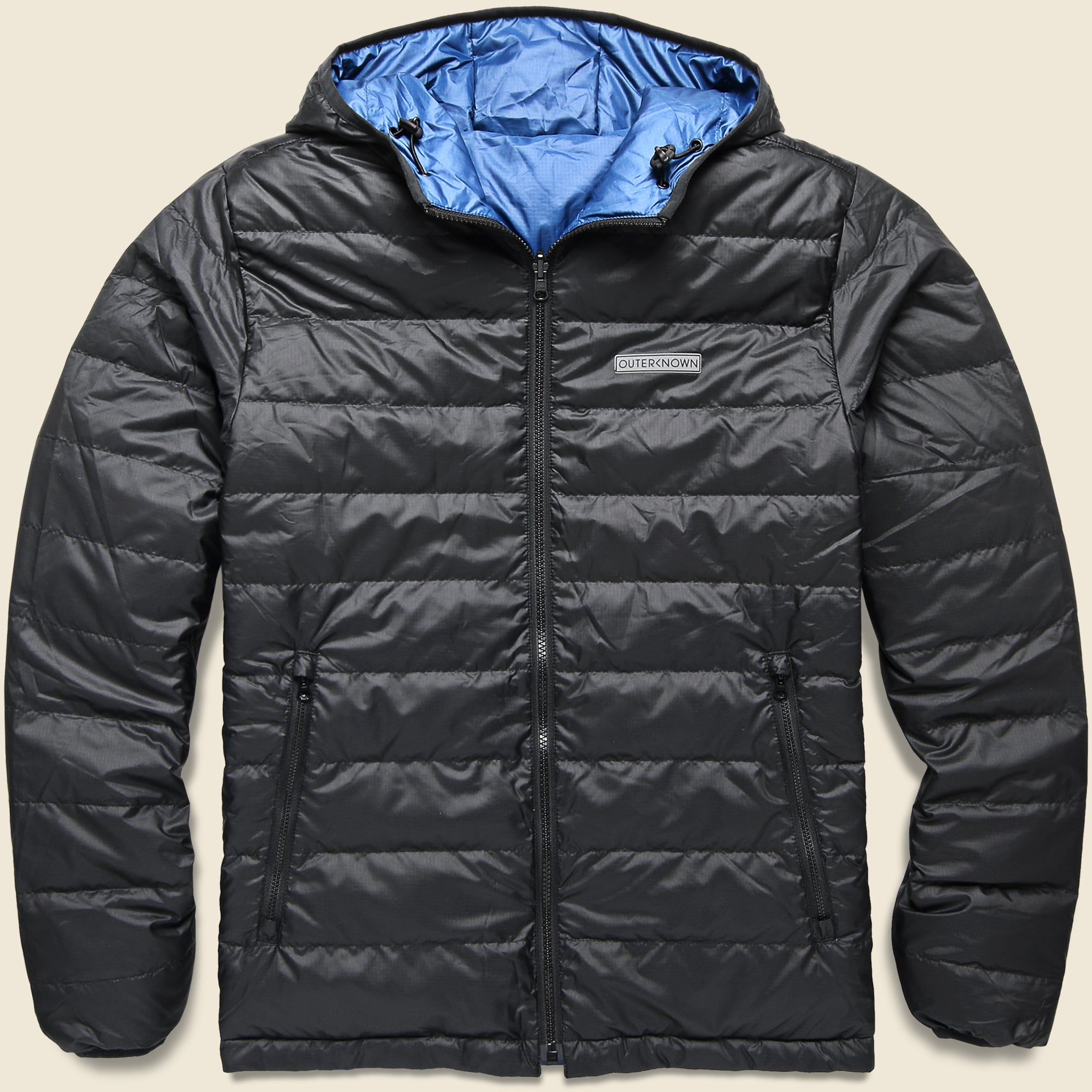 Hooded Puffer - Pitch Black - Outerknown - STAG Provisions - Outerwear - Coat / Jacket