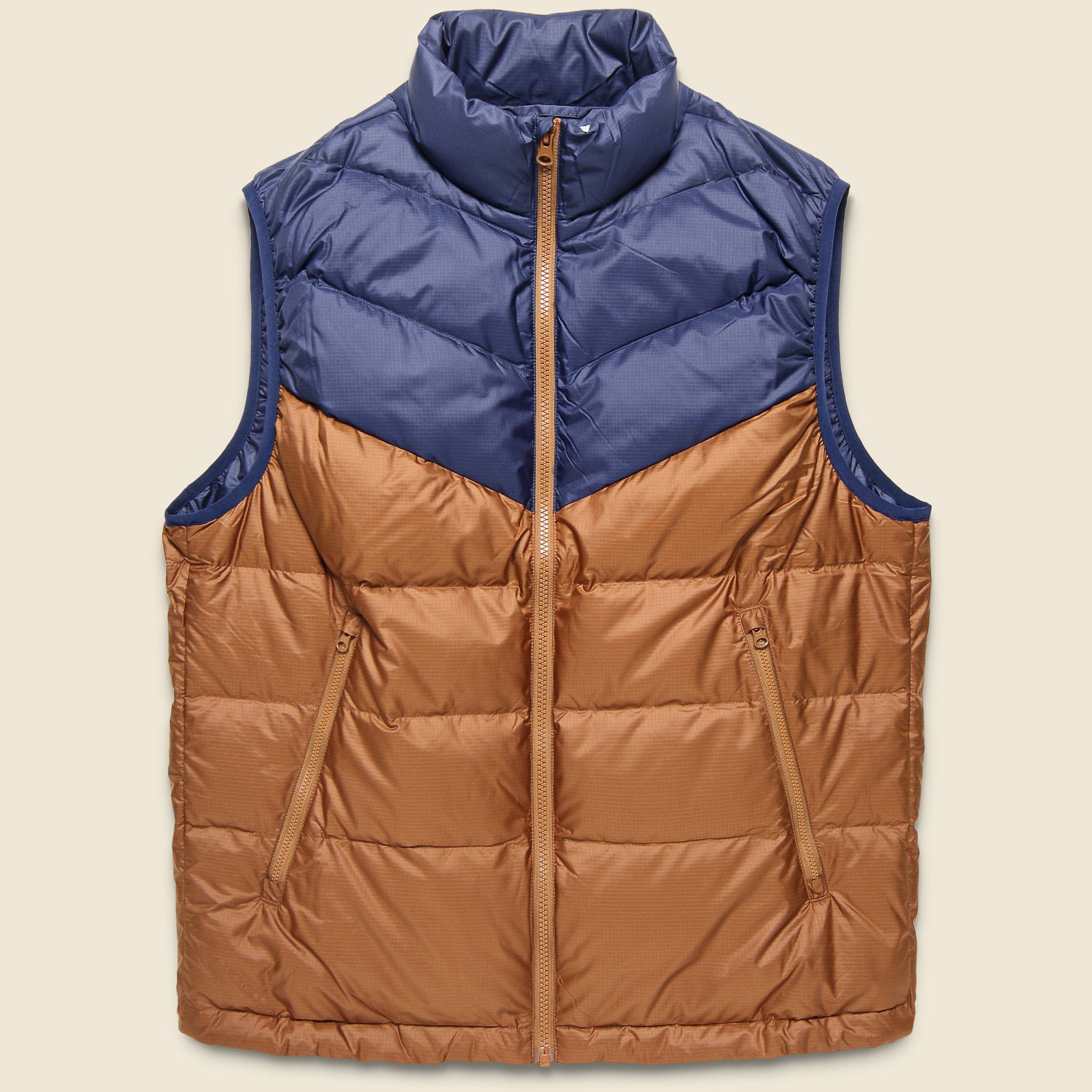 Summit Puffer Vest - Sepia Marine - Outerknown - STAG Provisions - Outerwear - Vest