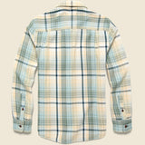 Blanket Shirt - Grey Mist Bienvenido Plaid - Outerknown - STAG Provisions - Tops - L/S Woven - Plaid