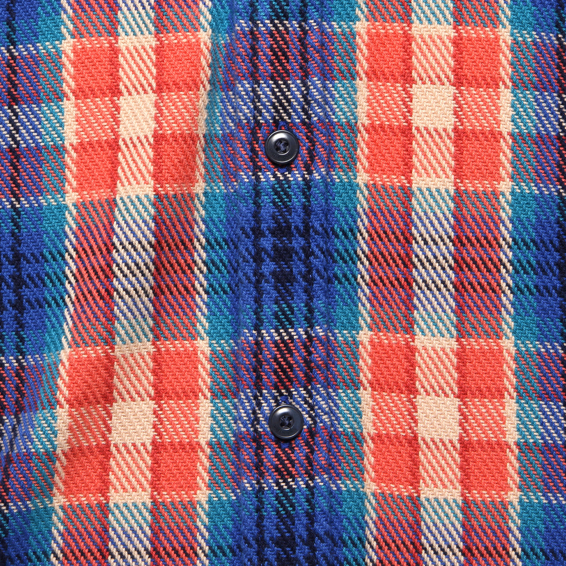 Blanket Shirt - Watermelon Feliz Plaid - Outerknown - STAG Provisions - Tops - L/S Woven - Plaid
