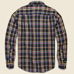 Blanket Shirt - True Black Rainbow Plaid - Outerknown - STAG Provisions - Tops - L/S Woven - Plaid