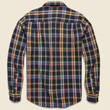 Blanket Shirt - True Black Rainbow Plaid - Outerknown - STAG Provisions - Tops - L/S Woven - Plaid