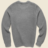 Eastbank Crew - Heather Charcoal - Outerknown - STAG Provisions - Tops - Sweater