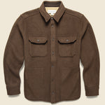 Draper Wool Shirt Jacket - Bark - Outerknown - STAG Provisions - Outerwear - Shirt Jacket