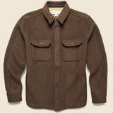 Draper Wool Shirt Jacket - Bark - Outerknown - STAG Provisions - Outerwear - Shirt Jacket