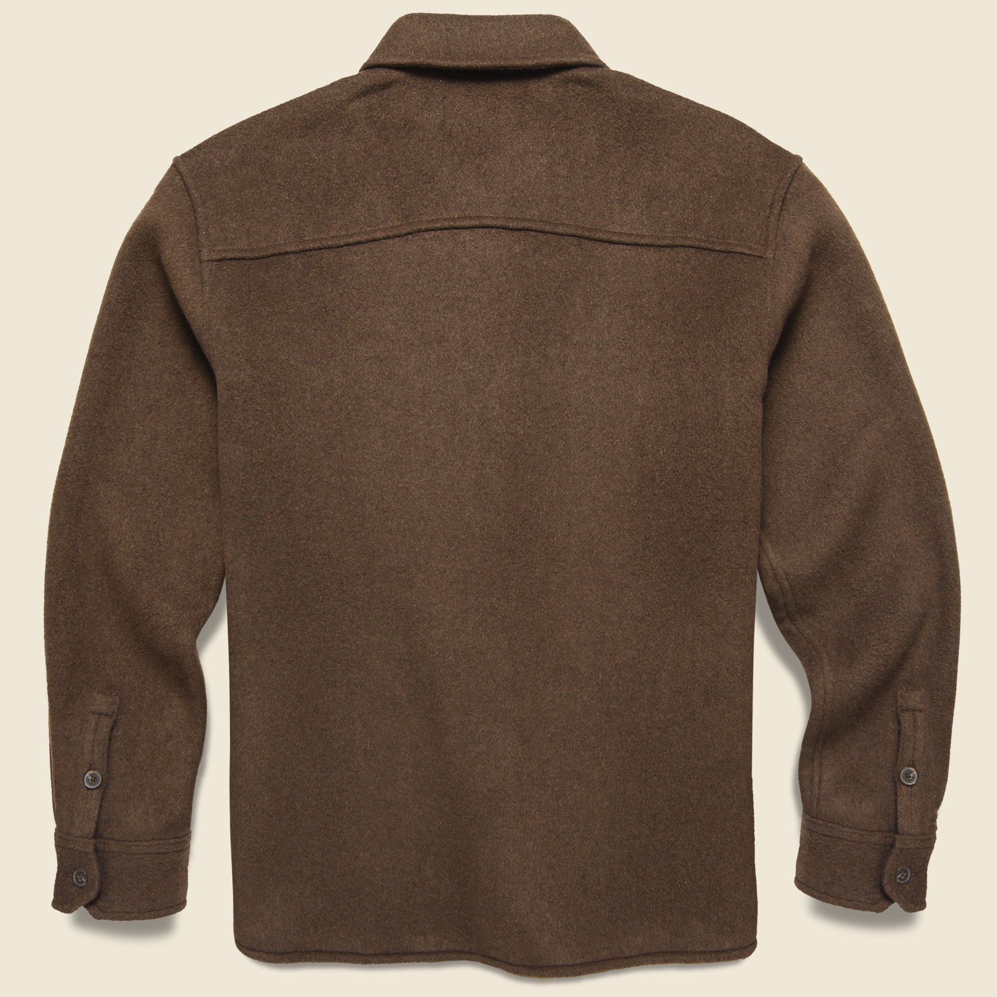 Draper Wool Shirt Jacket - Bark - Outerknown - STAG Provisions - Outerwear - Shirt Jacket
