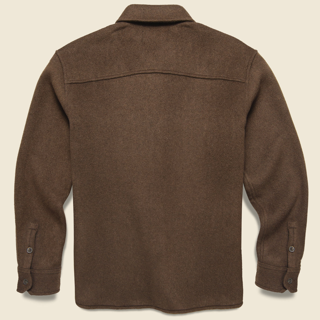 Draper Wool Shirt Jacket - Bark