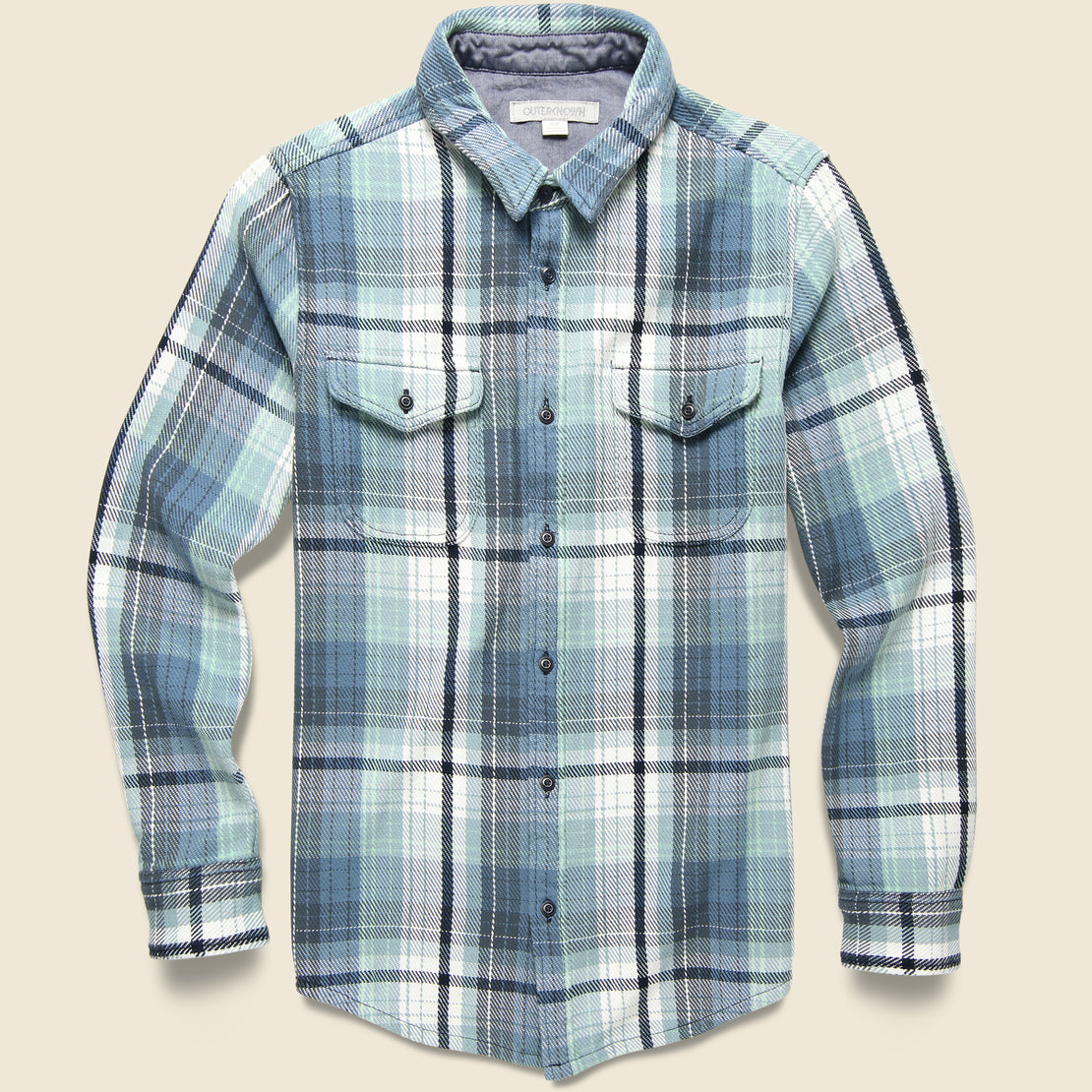Outerknown Blanket Shirt - Daylight Seaview Plaid