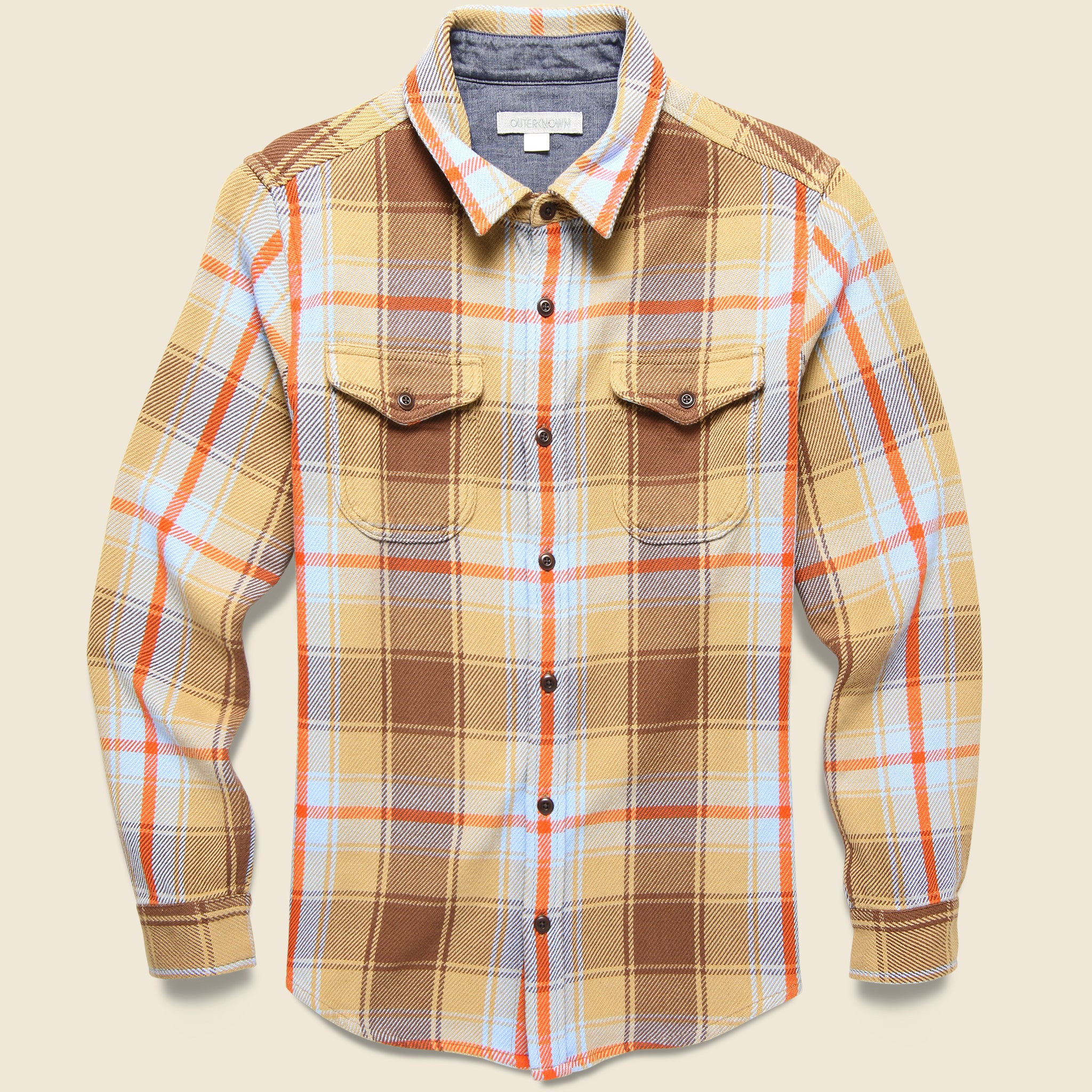 Blanket Shirt - Sandy Hunter Plaid - Outerknown - STAG Provisions - Tops - L/S Woven - Plaid