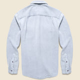 Chroma Blanket Shirt - Heather Blue - Outerknown - STAG Provisions - Tops - L/S Woven - Solid