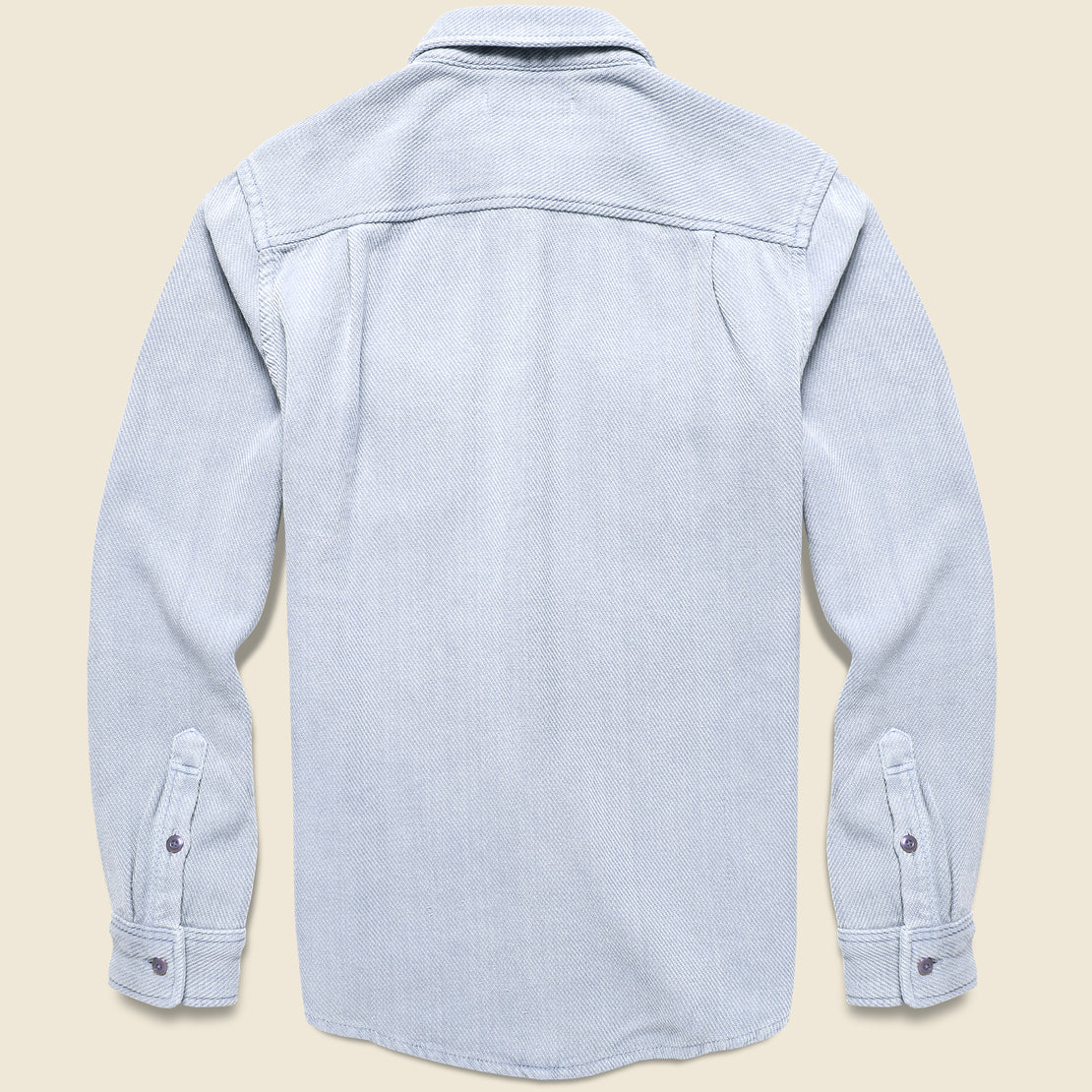 Chroma Blanket Shirt - Heather Blue - Outerknown - STAG Provisions - Tops - L/S Woven - Solid