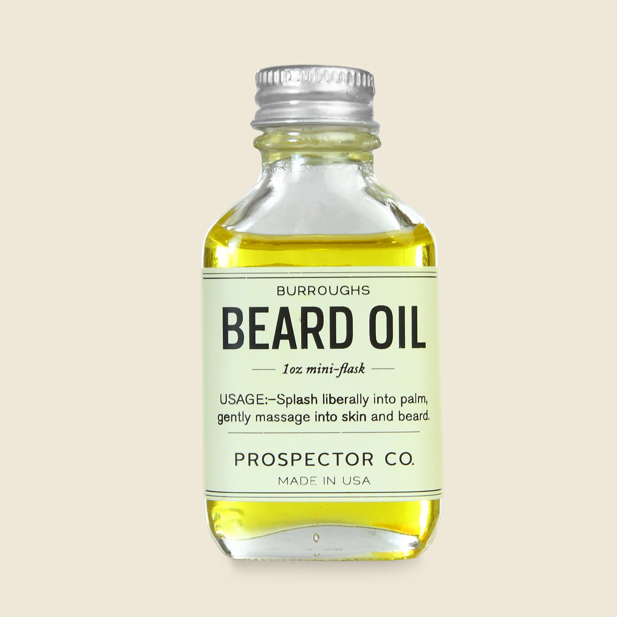 A bottle of beard oil