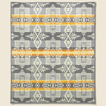 Jacquard Arrowhead Blanket - Grey Heather - Pendleton - STAG Provisions - Gift - Blankets