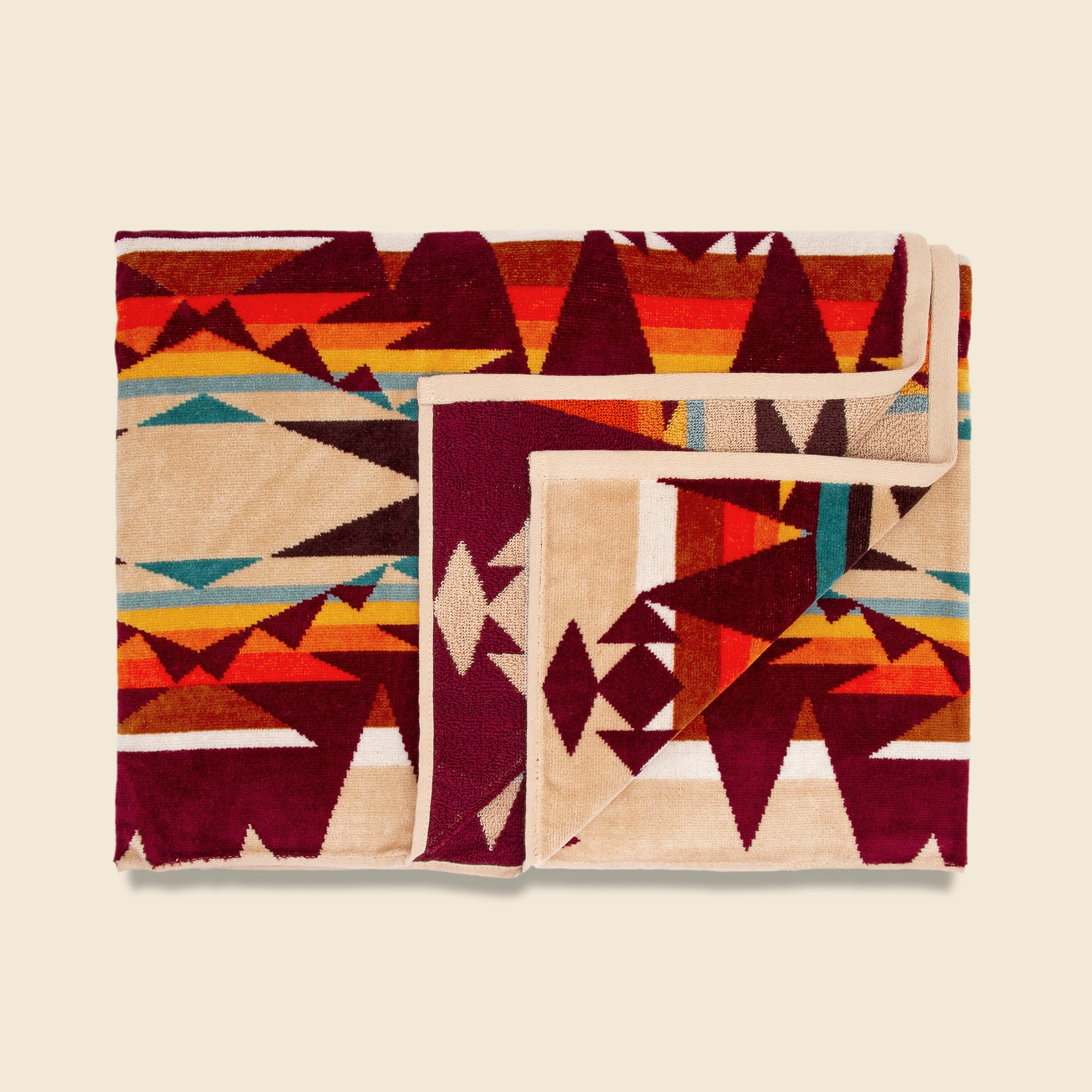 
                          Crescent Butte Towel - Beige - Pendleton - STAG Provisions - Gift - Towel
                        