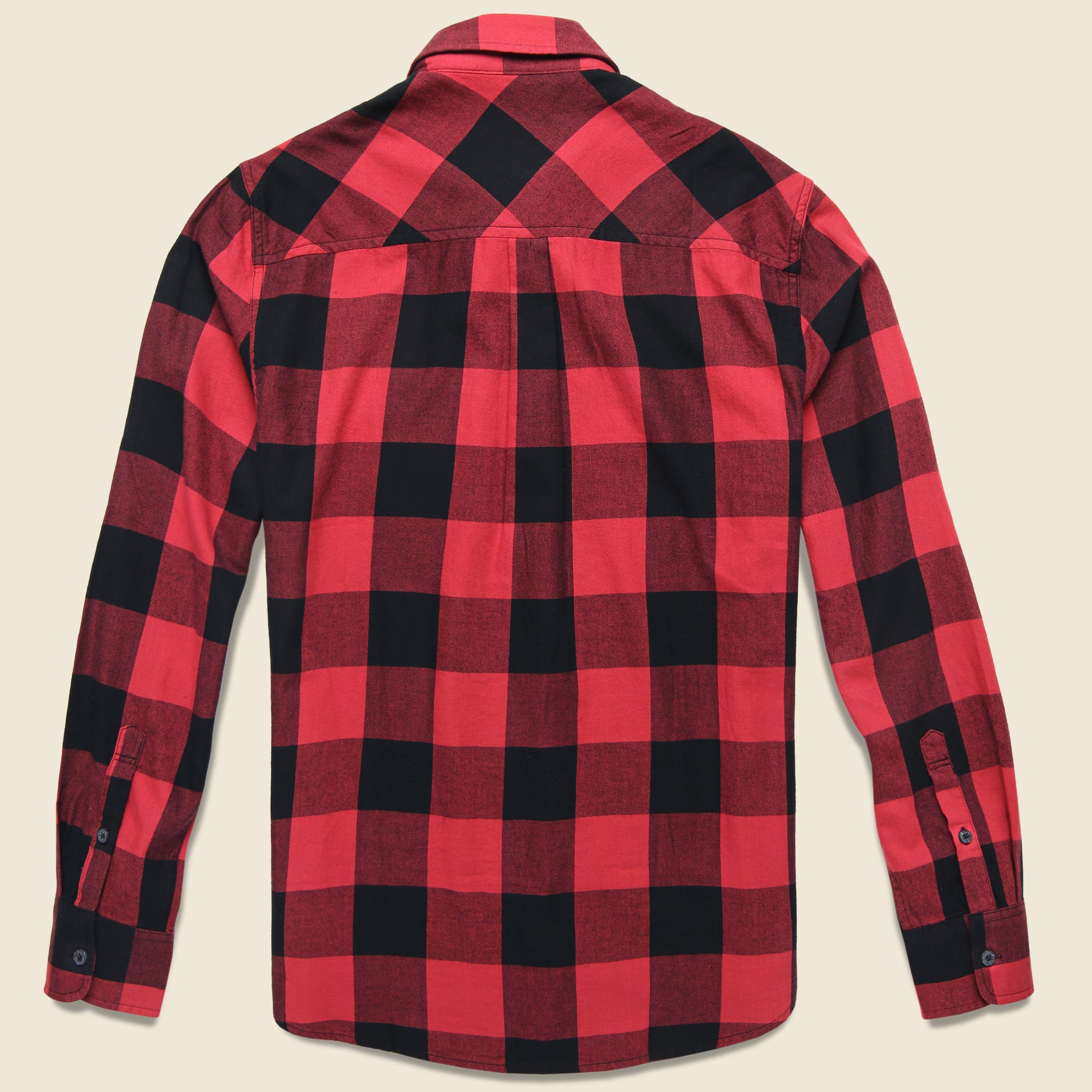 
                          Foster Flannel - Red - Penfield - STAG Provisions - Tops - L/S Woven - Plaid
                        