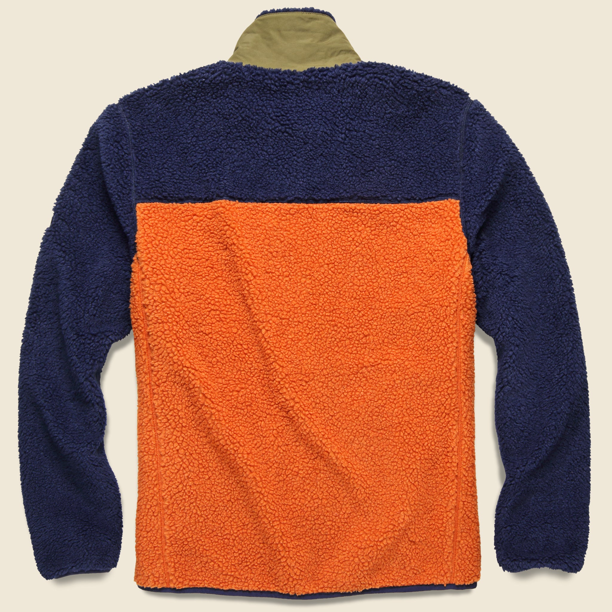 Mattawa Colorblock Fleece Jacket - Outdoor Orange - Penfield - STAG Provisions - Outerwear - Coat / Jacket