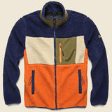 Mattawa Colorblock Fleece Jacket - Outdoor Orange - Penfield - STAG Provisions - Outerwear - Coat / Jacket