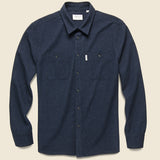 Blackmer Neps Shirt - Navy - Penfield - STAG Provisions - Tops - L/S Woven - Fleck
