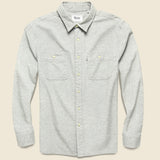 Blackmer Heather Shirt - Grey Marl - Penfield - STAG Provisions - Tops - L/S Woven - Solid