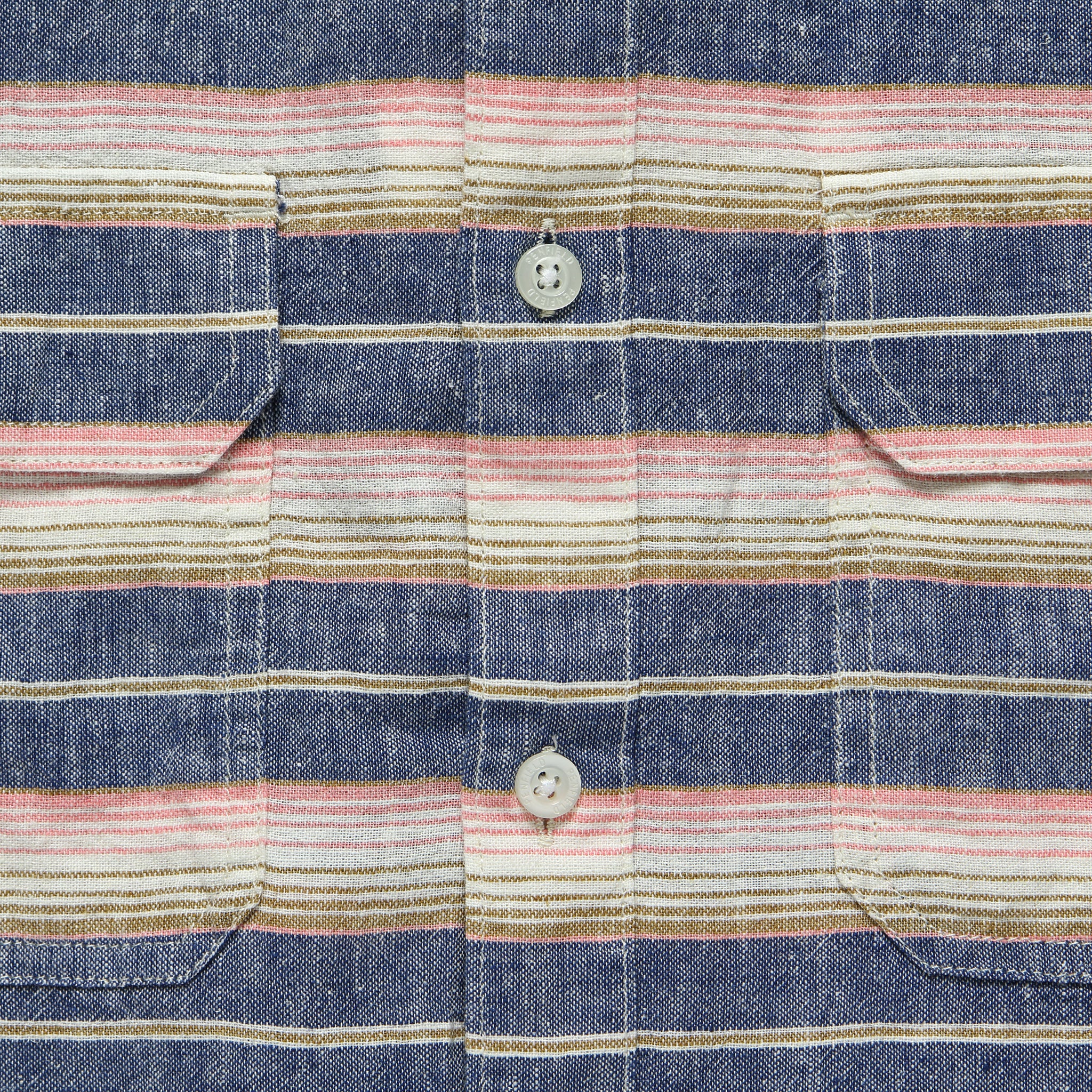 
                          Hammat Shirt - Navy - Penfield - STAG Provisions - Tops - L/S Woven - Stripe
                        