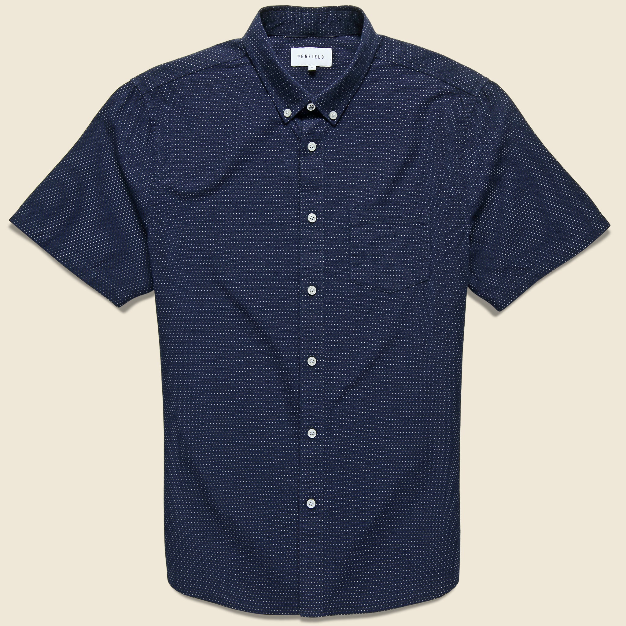 Retford Shirt - Navy - Penfield - STAG Provisions - Tops - S/S Woven - Dot