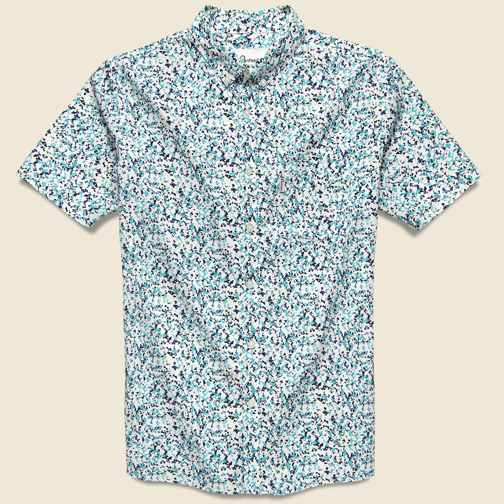 Reeves Shirt - White - Penfield - STAG Provisions - Tops - S/S Woven - Other Pattern
