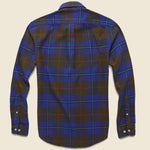 Freedom Plaid Flannel - Brown/Blue - Portuguese Flannel - STAG Provisions - Tops - L/S Woven - Plaid