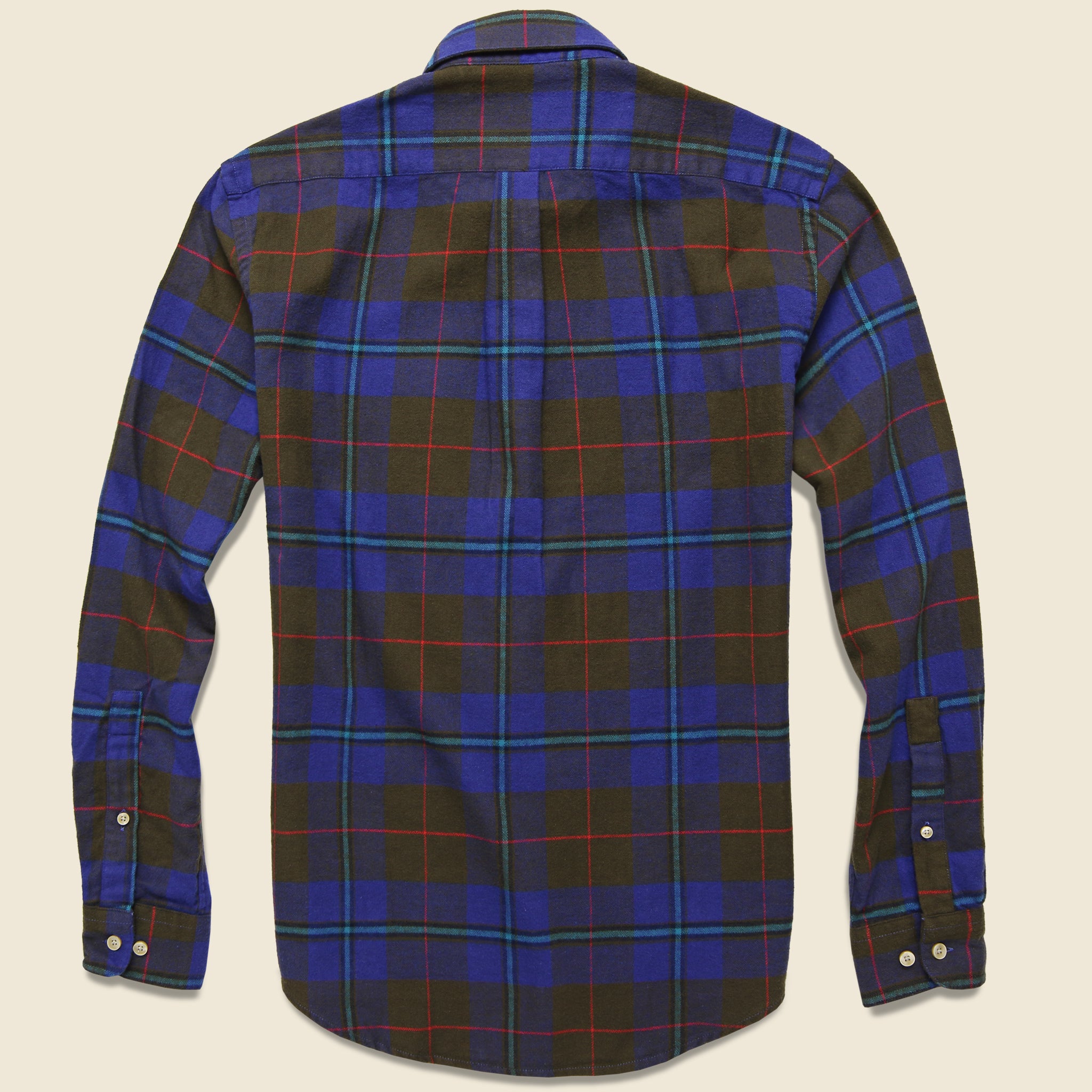 Freedom Plaid Flannel - Brown/Blue - Portuguese Flannel - STAG Provisions - Tops - L/S Woven - Plaid