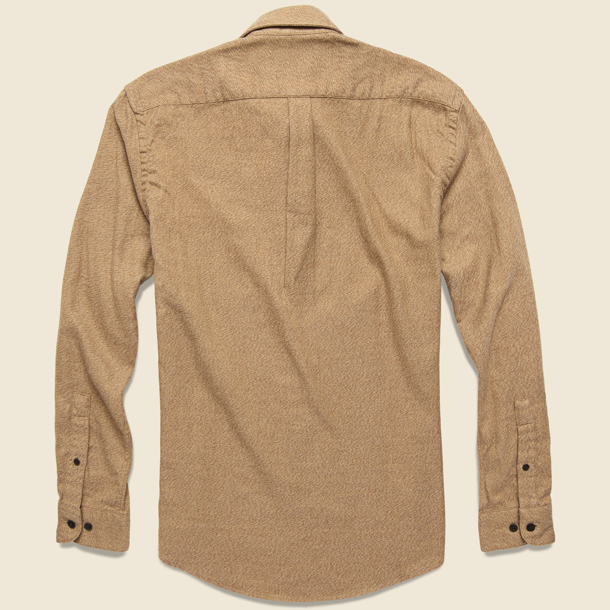 Canela Heather Flannel - Tan - Portuguese Flannel - STAG Provisions - Tops - L/S Woven - Solid