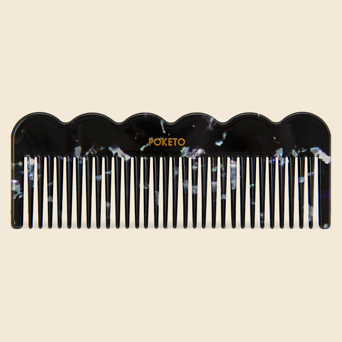 Poketo Wave Comb - Black