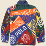 Prep Rally Fleece Jacket - Navy Multi - Polo Ralph Lauren - STAG Provisions - Outerwear - Coat / Jacket
