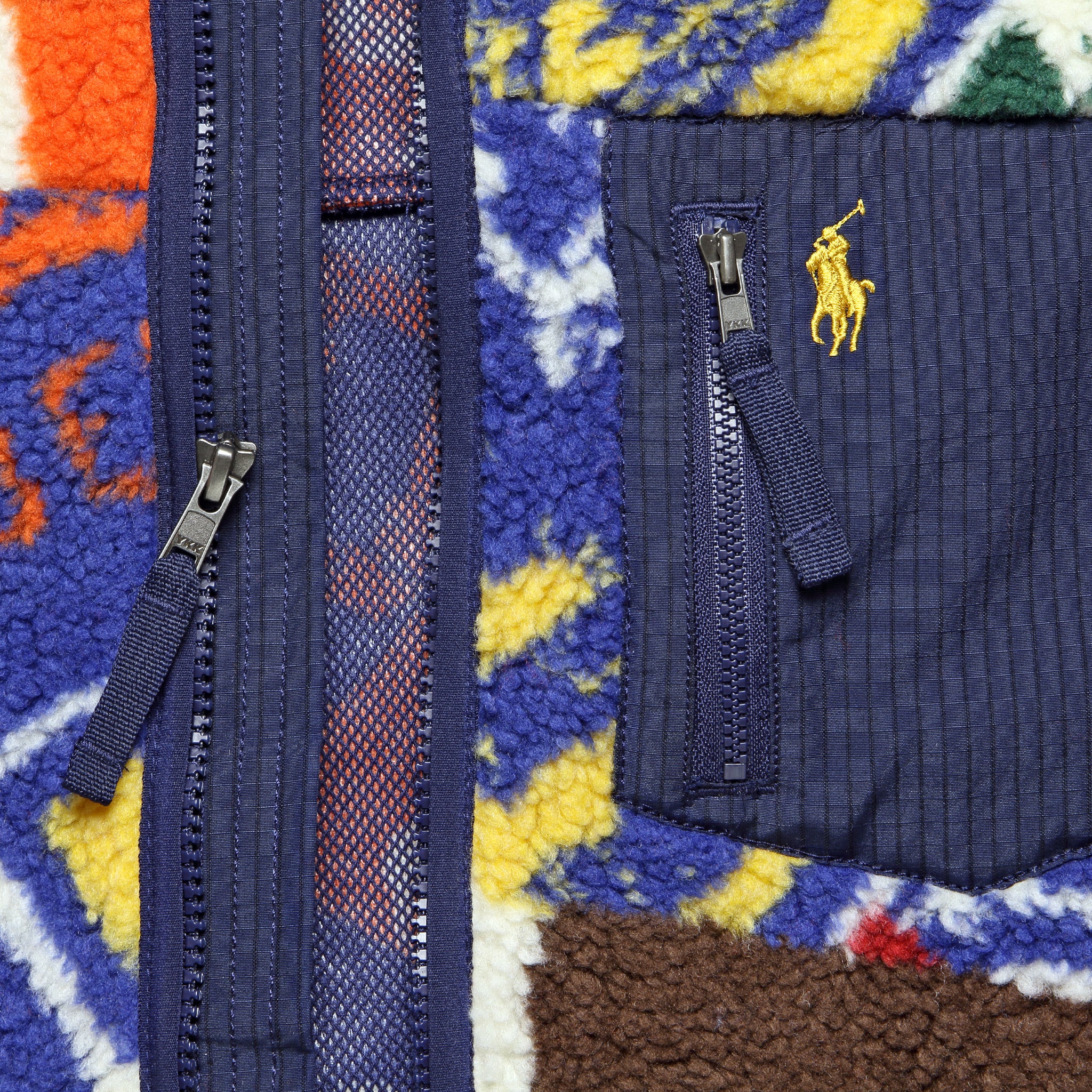 
                          Prep Rally Fleece Jacket - Navy Multi - Polo Ralph Lauren - STAG Provisions - Outerwear - Coat / Jacket
                        