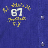 Corduroy Vintage Varsity Jacket - Royal - Polo Ralph Lauren - STAG Provisions - Outerwear - Coat / Jacket
