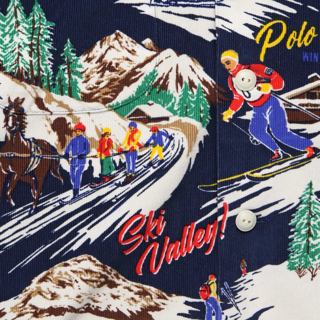 Ski Camp Corduroy Shirt - Polo Snow Traverse - Polo Ralph Lauren - STAG Provisions - Tops - L/S Woven - Corduroy