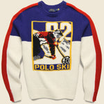 Polo Ski Crewneck Sweater - Cream Multi - Polo Ralph Lauren - STAG Provisions - Tops - Sweater