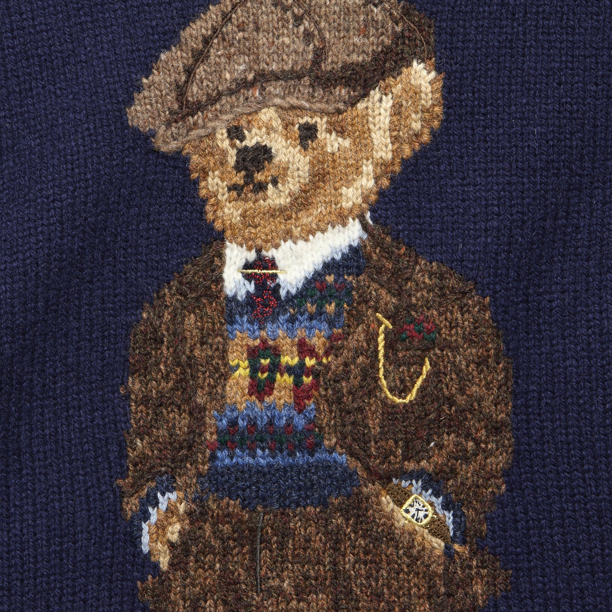 
                          Heritage Bear Crewneck Sweater - Navy - Polo Ralph Lauren - STAG Provisions - Tops - Sweater
                        