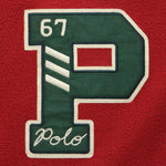 P-Wing Fleece Sweatshirt - Red/Navy - Polo Ralph Lauren - STAG Provisions - Tops - Fleece / Sweatshirt