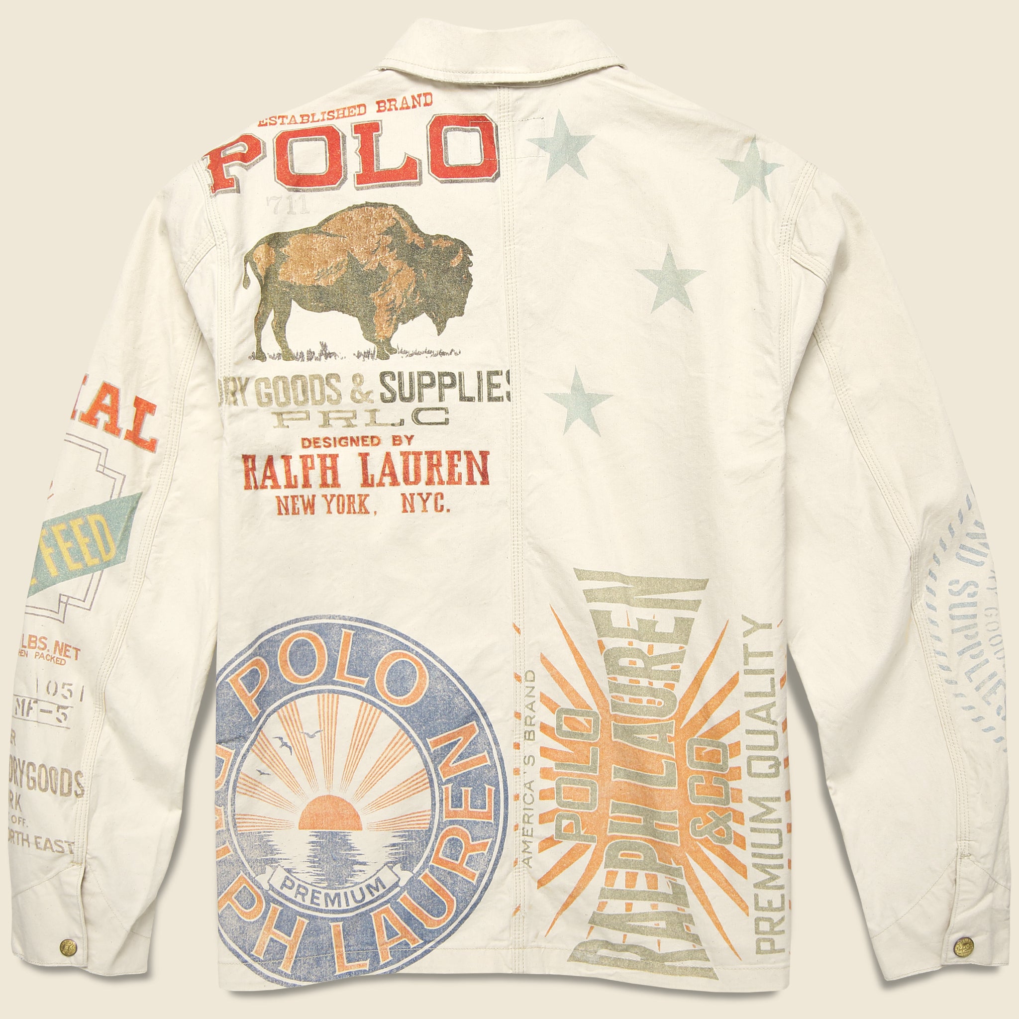 Feed Bag Painters Jacket - Ecru - Polo Ralph Lauren - STAG Provisions - Outerwear - Coat / Jacket