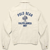 Polo Bears Trucker Jacket - Ecru - Polo Ralph Lauren - STAG Provisions - Outerwear - Coat / Jacket