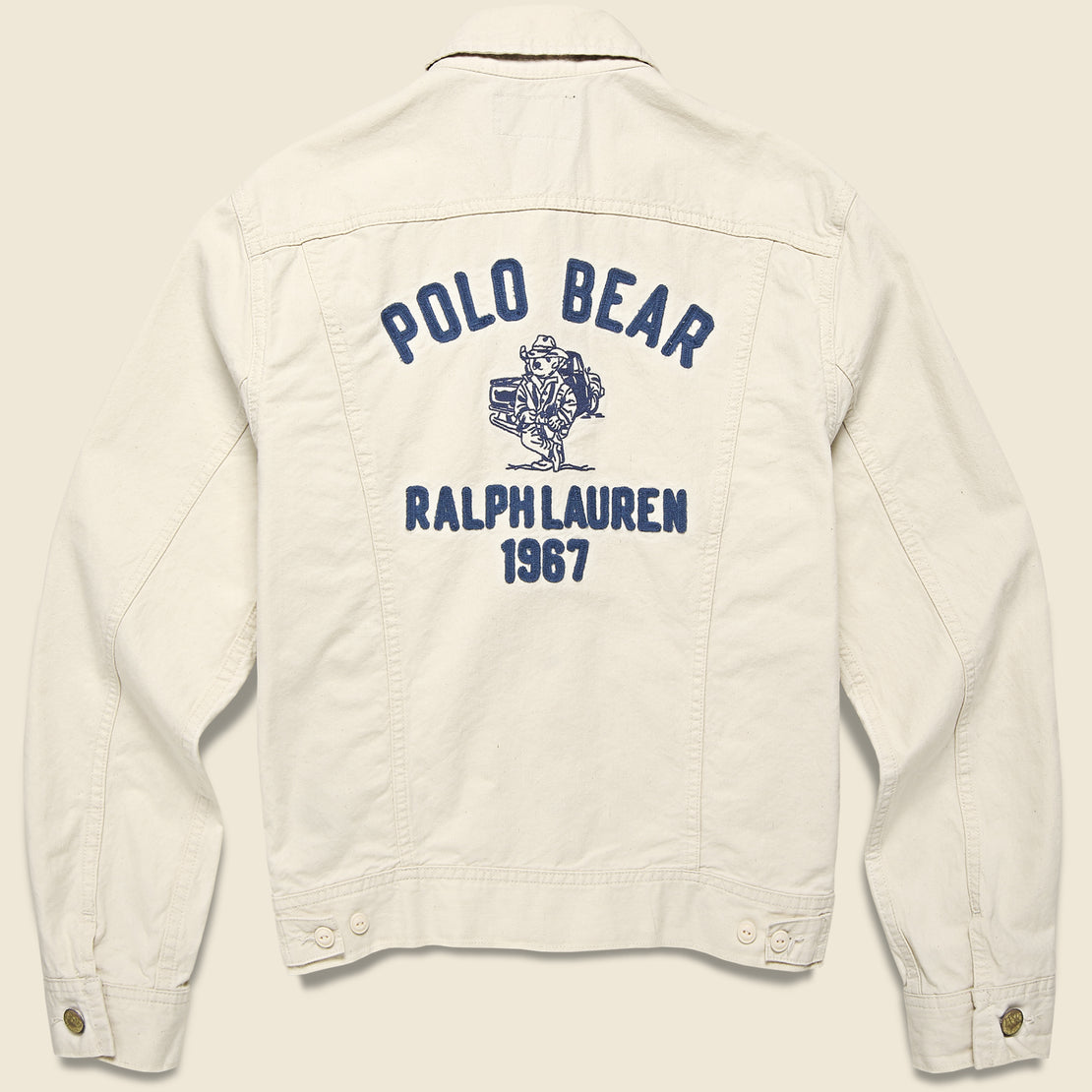 Polo Ralph Lauren Polo Bears Trucker Jacket - Ecru