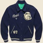 Reversible Varsity Bomber Jacket - Navy/Green - Polo Ralph Lauren - STAG Provisions - Outerwear - Coat / Jacket