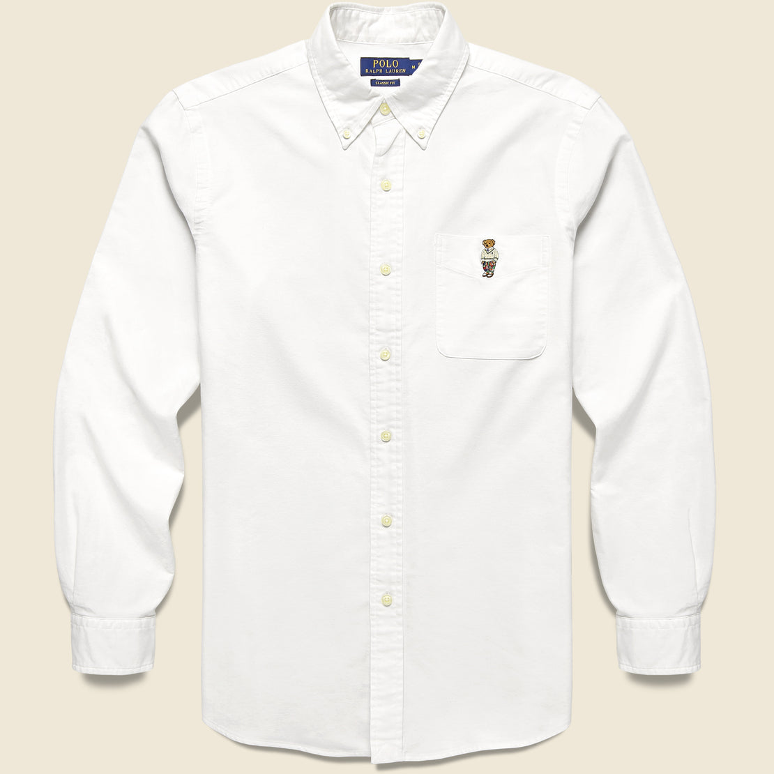 Polo Ralph Lauren Spring Bear Oxford Shirt - White