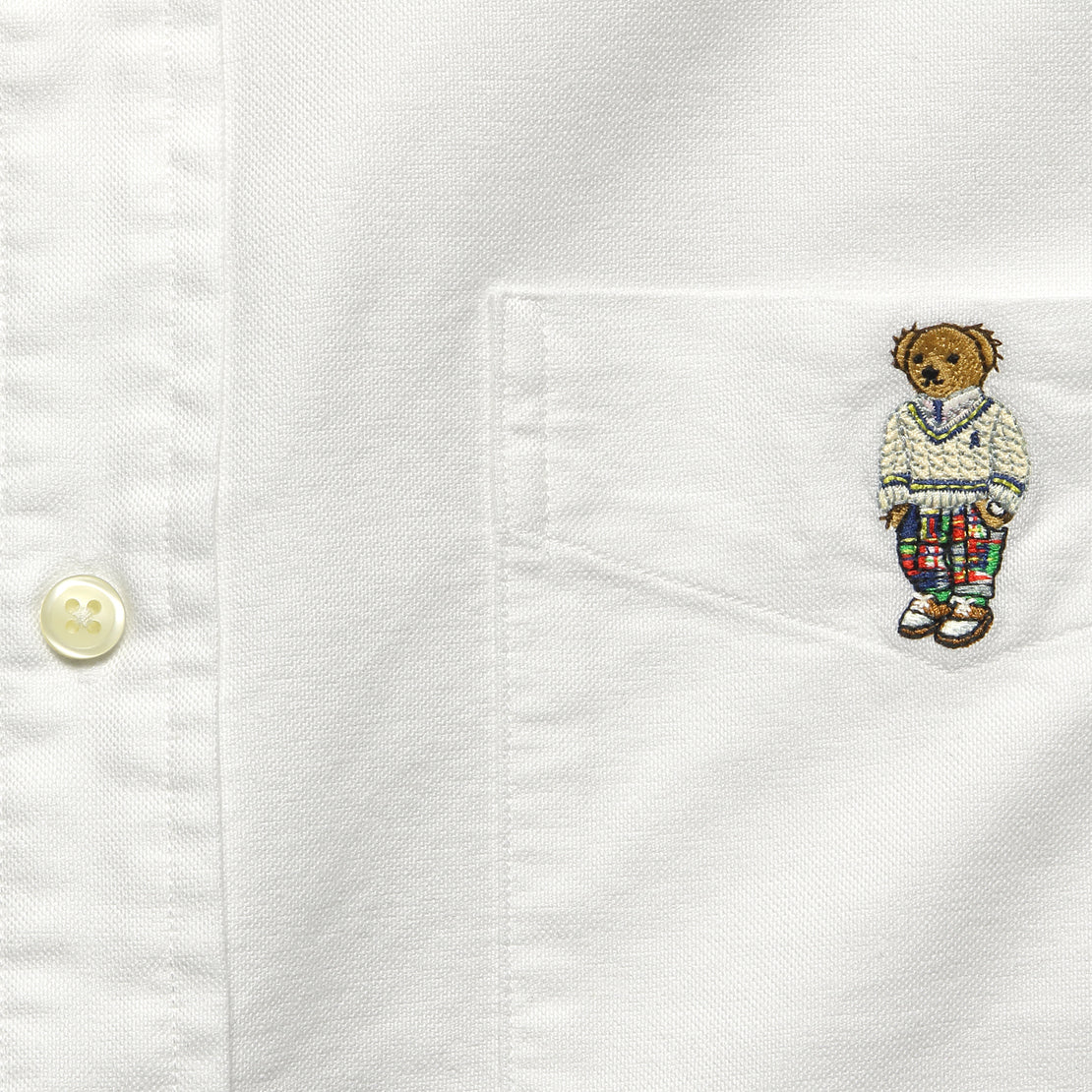 Spring Bear Oxford Shirt - White - Polo Ralph Lauren - STAG Provisions - Tops - L/S Woven - Solid