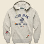 Polo Bear Hoodie - Heather Grey - Polo Ralph Lauren - STAG Provisions - Tops - Fleece / Sweatshirt