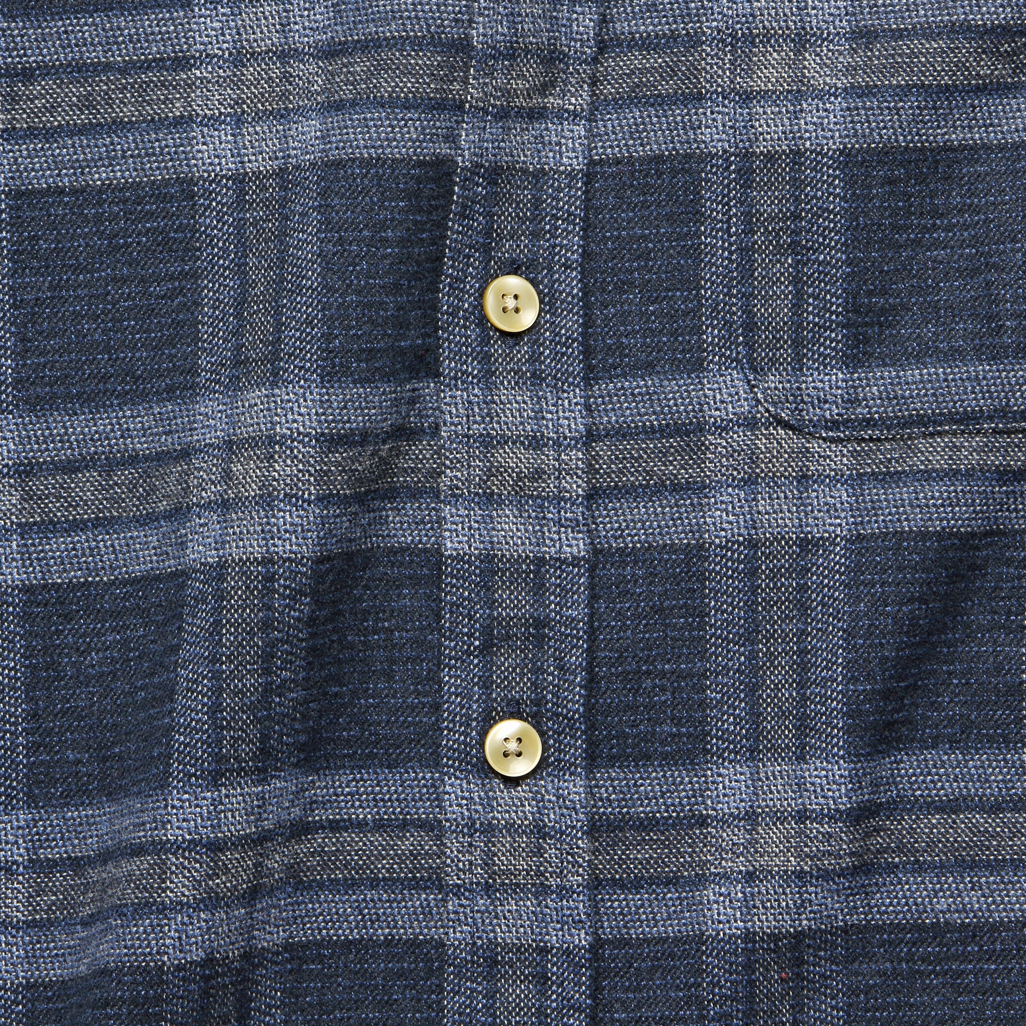 
                          Abstract Check Flannel - Navy/Grey - Portuguese Flannel - STAG Provisions - Tops - L/S Woven - Plaid
                        