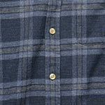 Abstract Check Flannel - Navy/Grey - Portuguese Flannel - STAG Provisions - Tops - L/S Woven - Plaid